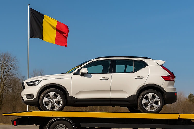 Car transport to and from Belgium